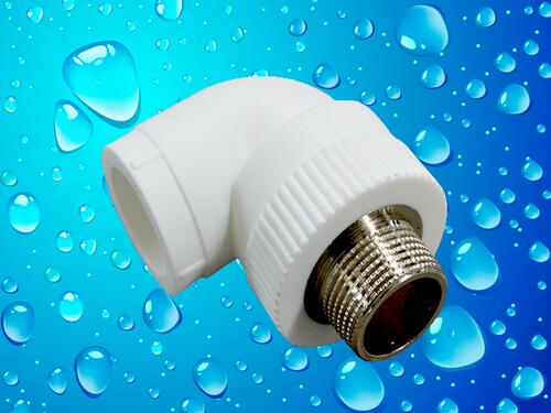 PPR外絲彎頭管件